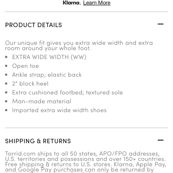 Torrid sandal sz 8 wide - Picture 8 of 8